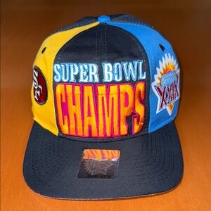 Vintage 1995 Super Bowl XXIX San Francisco 49ers vs Chargers Hat